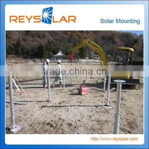 Aluminum Solar Screw Ground Mounting Bracket thumbnail-1