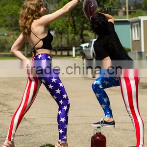 2015 Ladies Stretch Sexy Tight American Flag Print Legging for Women thumbnail-6