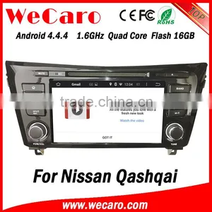 Wecaro Android 4.4.4 Car Dvd Player 8" Touch Screen for Nissan Qashqai Radio Dvd WIFI 3G GPS 2014 2015 thumbnail-1