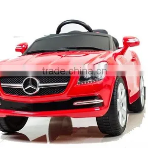 Mercedes-Benz SLK Red Battery Power Radio Control Baby Smart Ride on Car thumbnail-2