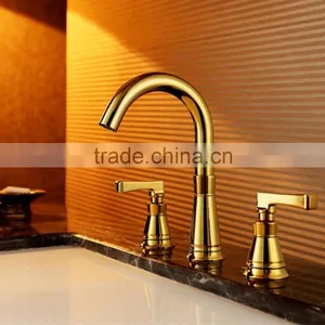 Hot Sale Double Handle Brass Basin Faucet BNF589 thumbnail-2