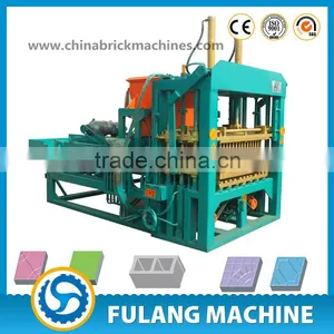 QT4-15 Eco-friendly Cement Hollow Block Making Machines Price With High Out-put thumbnail-1