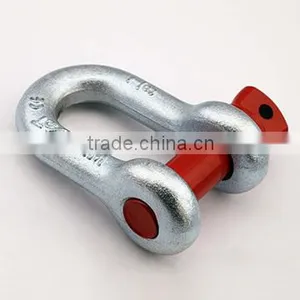 U.S. Type Straight D Galvanized Steel G210 Shackle thumbnail-1