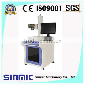 10w 20w Fiber Marking Strainless Steel/model/jewelry SINMIC Laser Engraving Cutting Marking Machines thumbnail-1