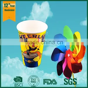 Logo Printed Disposable Cold Paper Cup, Soda Drink Paper Cup, Cold Paper Cup Quality Choice thumbnail-5