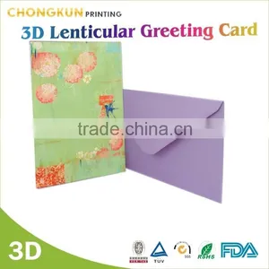 Handmade Decoration 3d Lenticular Greeting Card thumbnail-1