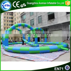 Popular Inflatable go Karts Race Track,inflatable Track Race for Zorb Ball Game thumbnail-1