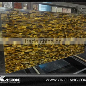 Yellow Tiger's Eye Semiprecious Stone thumbnail-1