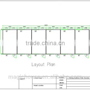 Niger Small Worker House/low Cost Big Room Labor Hosue/tiny Work House Plan thumbnail-5