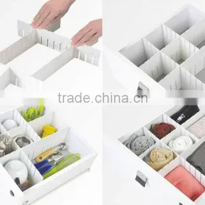 PP 44*13*1.4 Kitchen Gadgets Drawer Separator/adjustable Plastic Storage Box/plastic Drawer Storage Box thumbnail-1