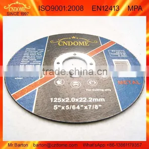 125x2x22.2mm Super Thin Abrasive Diamond Resin Cutting Disc For Marble/norton Quality thumbnail-2