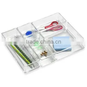 Fashonal Deluxe Clear Acrylic Storage Box With Dividers Acrylic Storage Box thumbnail-1