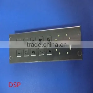 Customize 10 Keys Stainless Steel Metal Keypad With Light thumbnail-1