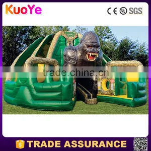 Wholesale Orangutan Tyre Inflatable Tunnel Bouncer Combo thumbnail-1