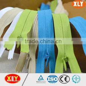 China XLY Zipper #5 Close End Cheap Price Finished Invisible Zipper thumbnail-4