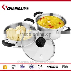 Charms Induction Cooker Stainless Steel Steamer Pots thumbnail-1