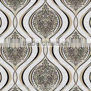 Chinese Royal Style Wall Paper Grey thumbnail-1