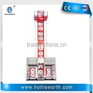 CE Approved SC200/200 Double Cabin High Building Construction Lifter thumbnail-5