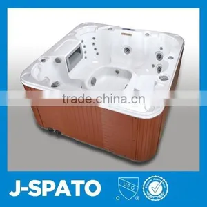 Hangzhou Factory Home Design Computer Control Colorful Water Lamp Freestanding Spa Tub thumbnail-1