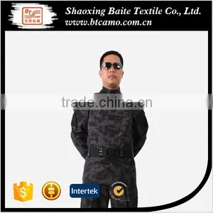 ACU Style Black Woodland Military Uniforms thumbnail-1