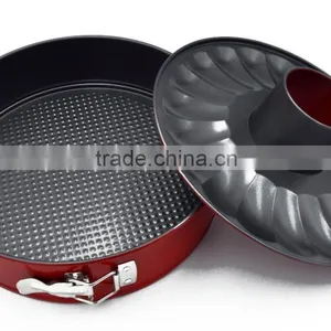 Carbon Steel Springform Cake Pans With Two Bottoms thumbnail-3