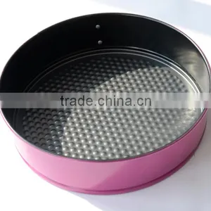 Carbon Steel Non-stick Round Springform Cake Pan 2pcs Set With Color Printing thumbnail-1