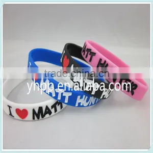 Custom I Love Matt Hunter Silicone Wristband Bracelet E8(2) thumbnail-1