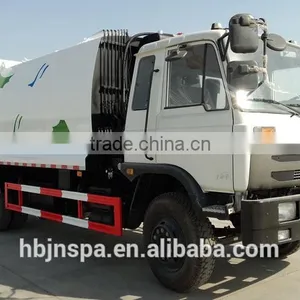 GOOD PRICE Dongfeng 153 12CBM White Color Compactor Garbage Truck thumbnail-1