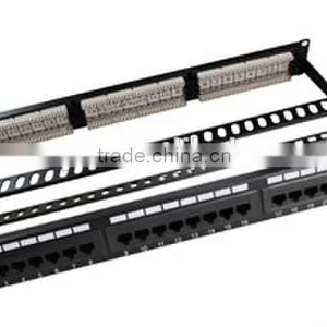 19" 1U 24-port STP Cat6a Blank Patch Panel, thumbnail-1