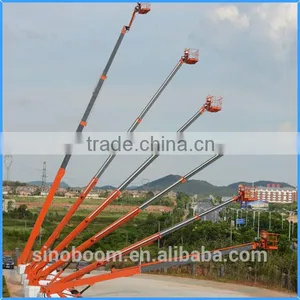 China Manufacturer Wholesale CE Approved Self-propelled Hydraulic Mobile Lift Platform/aerial Boom Lift thumbnail-2