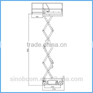 Energy Saving and Easy Maintenance Electric Scissor Lift for Rental thumbnail-3