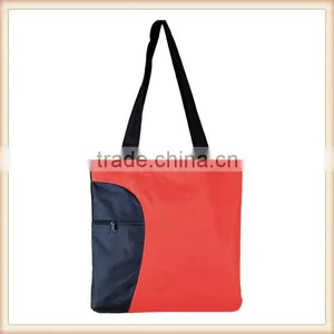 Fashion Design High Quality Nylon Tote Bag With Zipper Pocket thumbnail-3