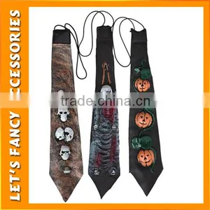 2016 New Custom Halloween Necktie Scary Party Neckwear thumbnail-2