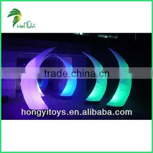 Advertising Custom PVC LED Inflatable Light Balloons Inflatable Light Cone for Night Decoration thumbnail-1