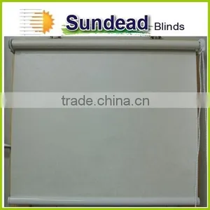 Fire Retardant Fabric Vinyl Blackout Roller Blind thumbnail-1