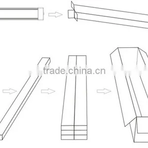 1500mm 50w High Quality Aluminum or Full PC IP65 Led Tri-proof Light thumbnail-6