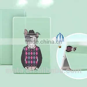 Fashionable Painting Cartoon TPU Leather Case For 360 Degree Rotate For Ipad thumbnail-5