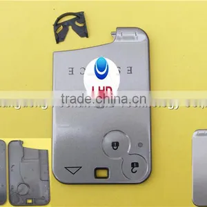 Hot Sale Renault Key Card for 2 Button Keyless Smart Card Case Renault Laguna Blank Key Card thumbnail-1