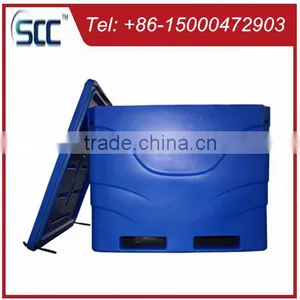 Fish Carrier Cooler for Storage, Extra-large Insulated Fish Bin, Plastic Container for Holding Fish thumbnail-1