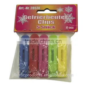 Hot Selling Colored Plastic Food Bag Clips thumbnail-1