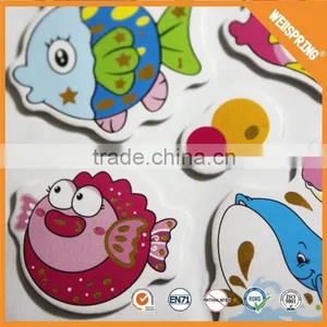 Modern Cartoon Puffy Sticker Key Chain Kids Puffy 3d Stickers thumbnail-2