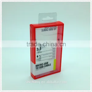Offset Printing Plastic Box Packing for Micro-USB to USB Cable thumbnail-1