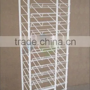 Multi Functional Free Standing Mats Display Rack Manufacturer From China thumbnail-1