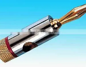 4mm Gold Plating Banana Plug Connector thumbnail-1