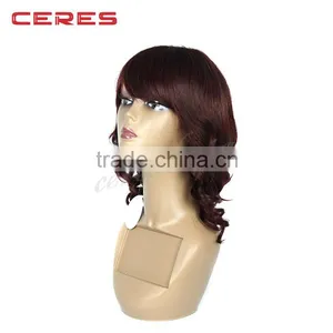 Promotion 99j Red Human Hair Wig Body Wave Full Lace Wig Brazilian Hair thumbnail-5