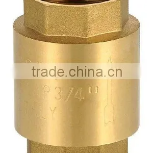 One Way Brass Check Valve Plastic Core JD-3002 thumbnail-1