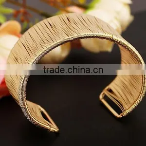 2016 Silver Stainless Steel Open Cuff Bangle Bracelets for Women Girls Jewelry thumbnail-5