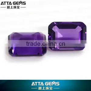 Lab Created Amethyst 16x12mm Synthetic Large Amethyst Crystal thumbnail-3