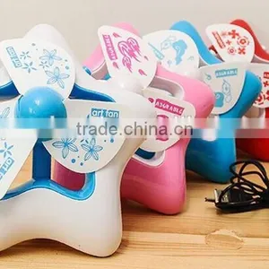 New Products 2016 Rechargeable Star Shape Fan Small Usb Powered Fan 5V Usb Fan thumbnail-2