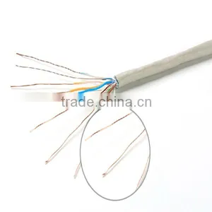 OEM CAT5E FTP Cable, Shielded Network Cable, Aluminum Mylar Shied Structure thumbnail-4
